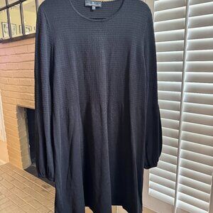 Tuckernuck Pommander Place Black Lennox Mini Dress